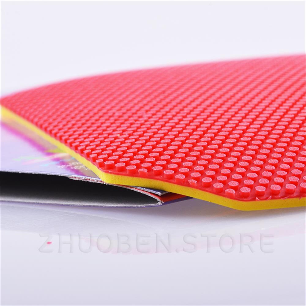 DHS 874 Tischtennis Gummi Pickel Heraus (Geschwindigkeit &Ampere; Dreh) Original Klingeln Pong Schwamm roh Gummi