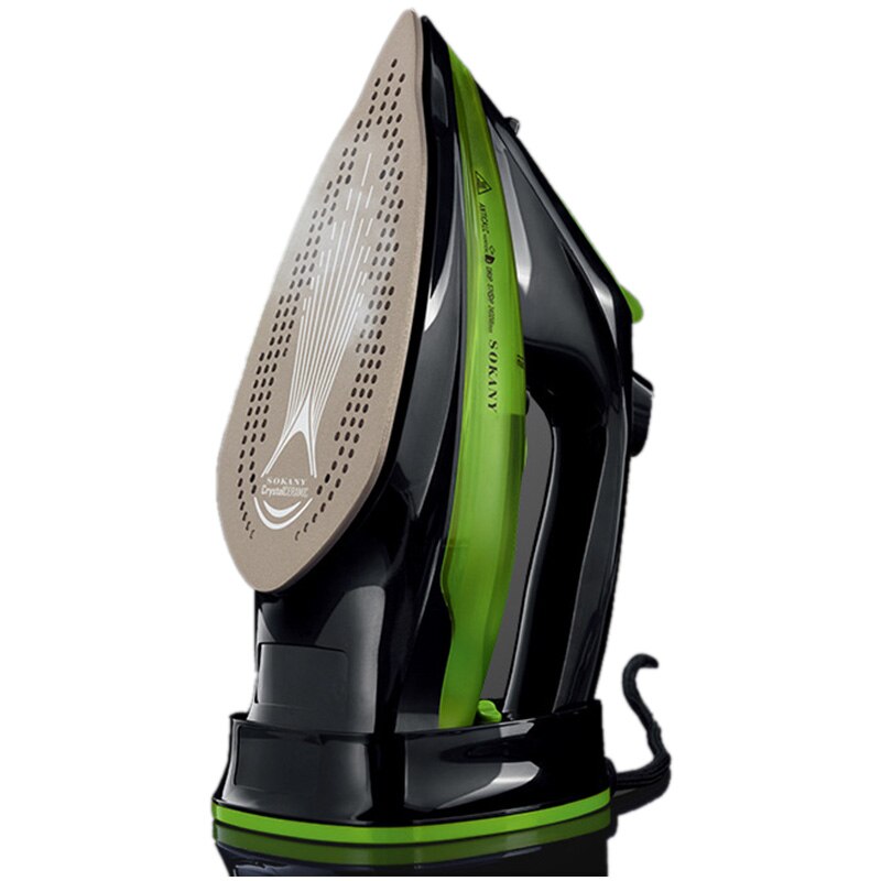 SOKANY 2400W/360Ml Steam Iron 5 Speed Adjust Cordless Charging Portable Clothes Ironing Steamer Portable Ceramic Soleplate EU Pl: Default Title