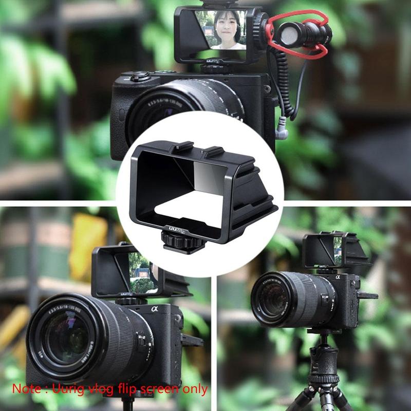 UURig R031 caméra Vlog Selfie support d'écran rabattable pour Mirrorless A7 A6500 A73 A6000 caméra A72 A6300 Solution de périscope pour N8S0