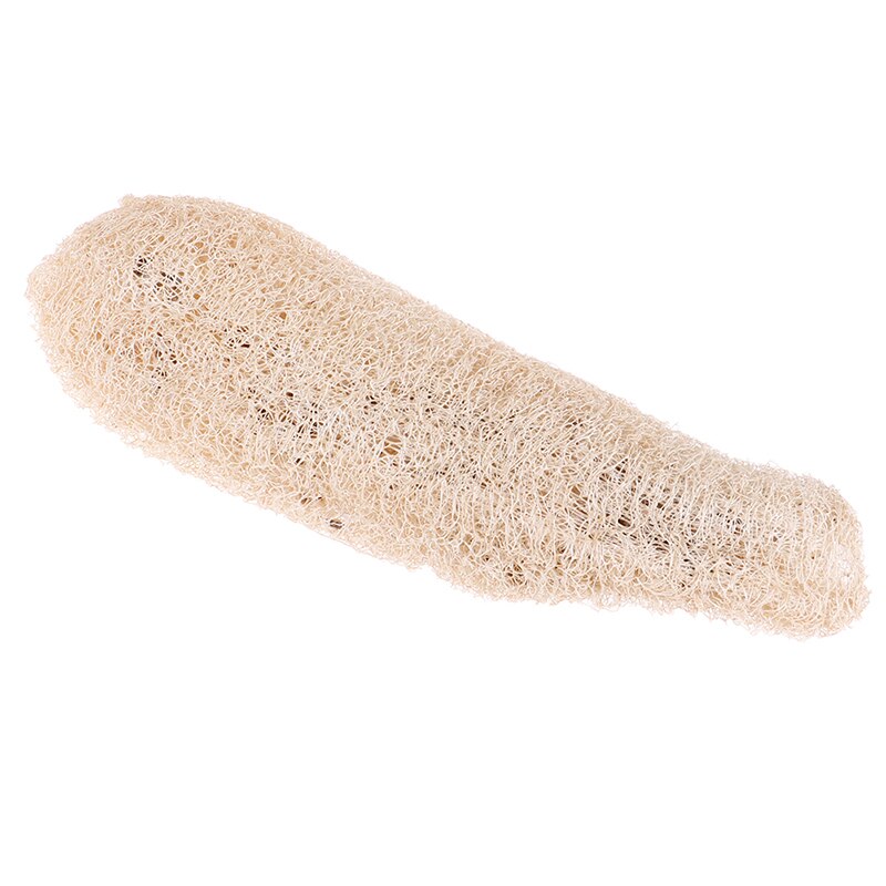 1Pcs Zachte Verse Natuurlijke Loofah Luffa Spons Douche Spa Body Scrubber Peeling Bathing Hoofdmassage Pad Beige