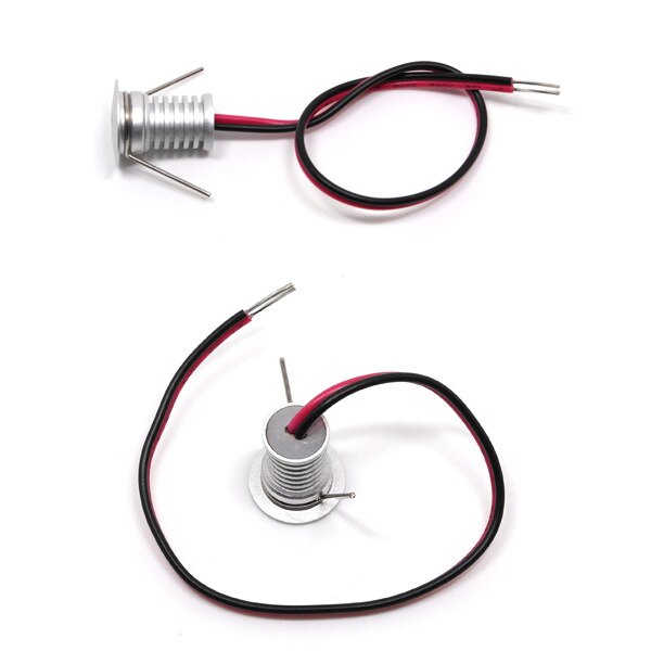 1W super mini focos LED 12V muy pequeña cocina escaparate gabinete luz techo focos empotrados agujero D13mm