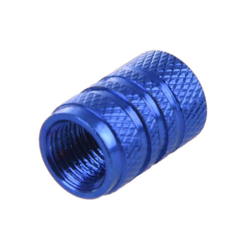 4 Stuks Blauw Legering Auto Ventieldopjes Auto Ventieldopjes