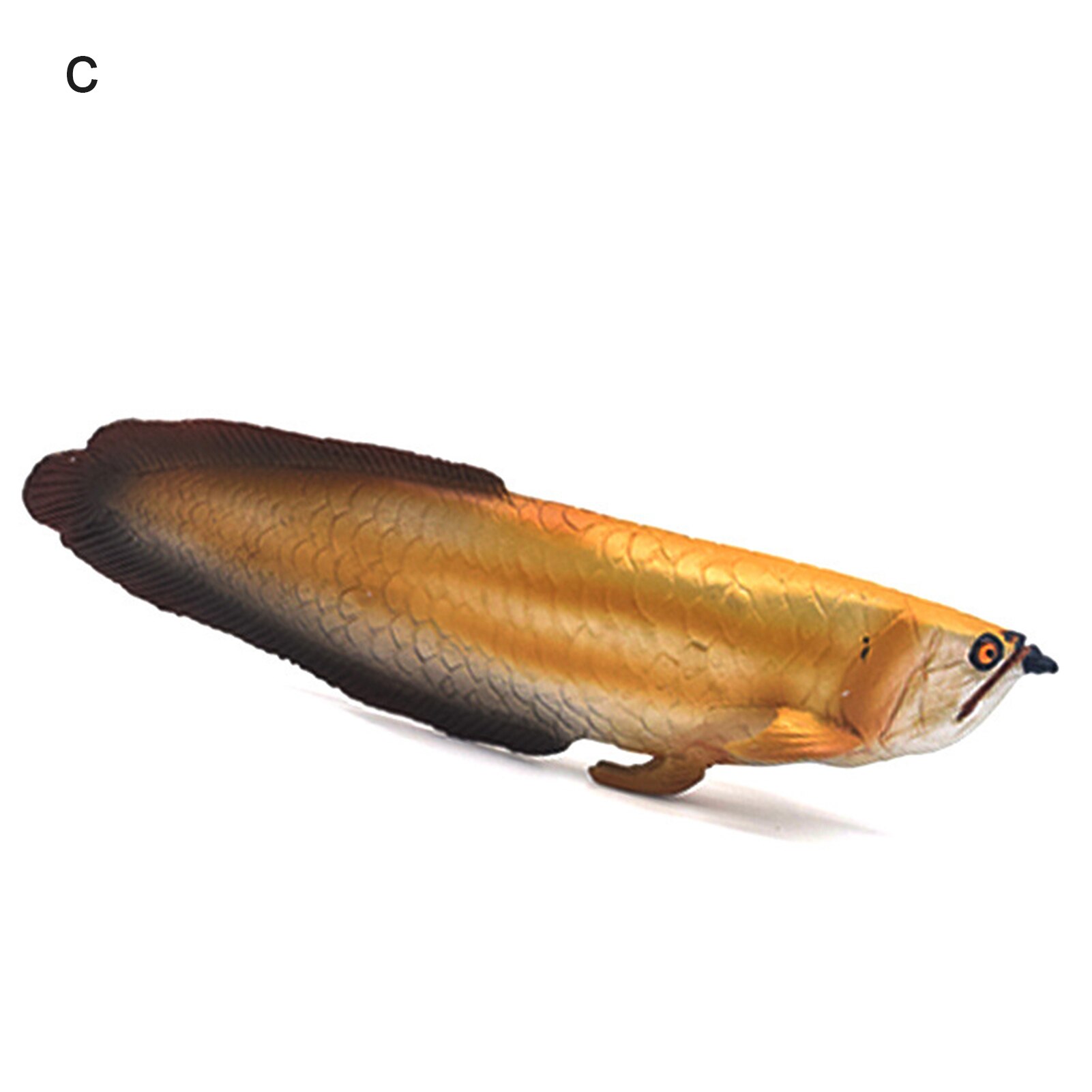 Süßwasser Stör Arowana Fisch Spielzeug - Realistisches Interaktives Tiermodell für Aquarium-Dekoration