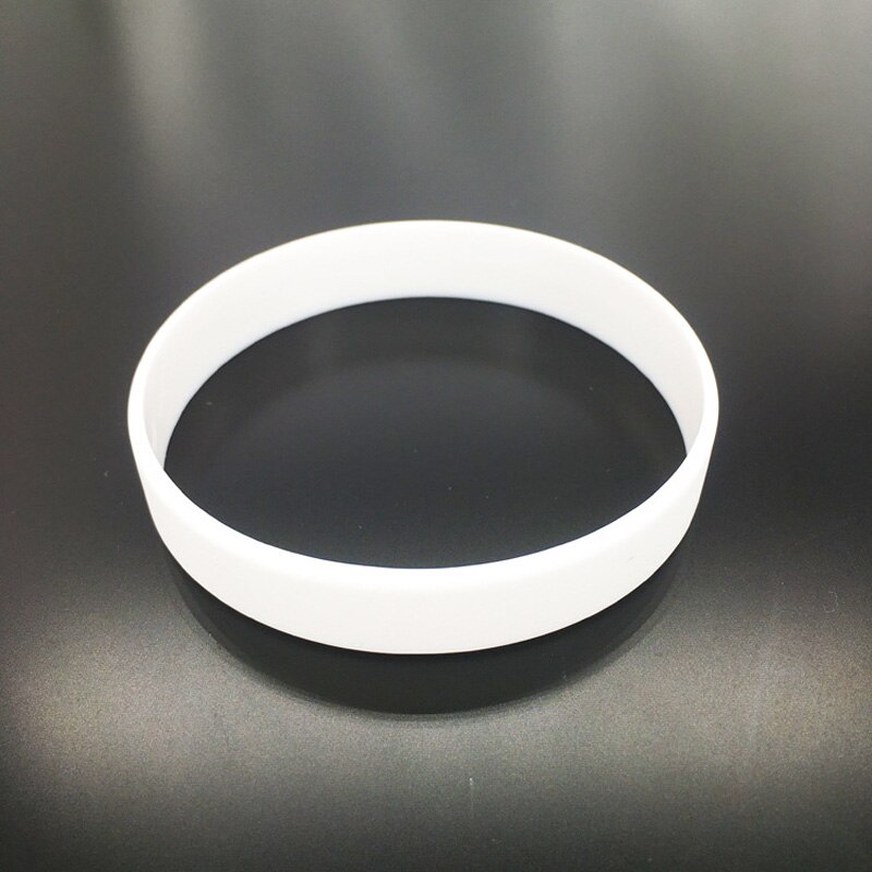 Silicone Wristbands Bracelets For Birthday Party Game Sports Bar Men Women Adults Children Night Club Running: white / S