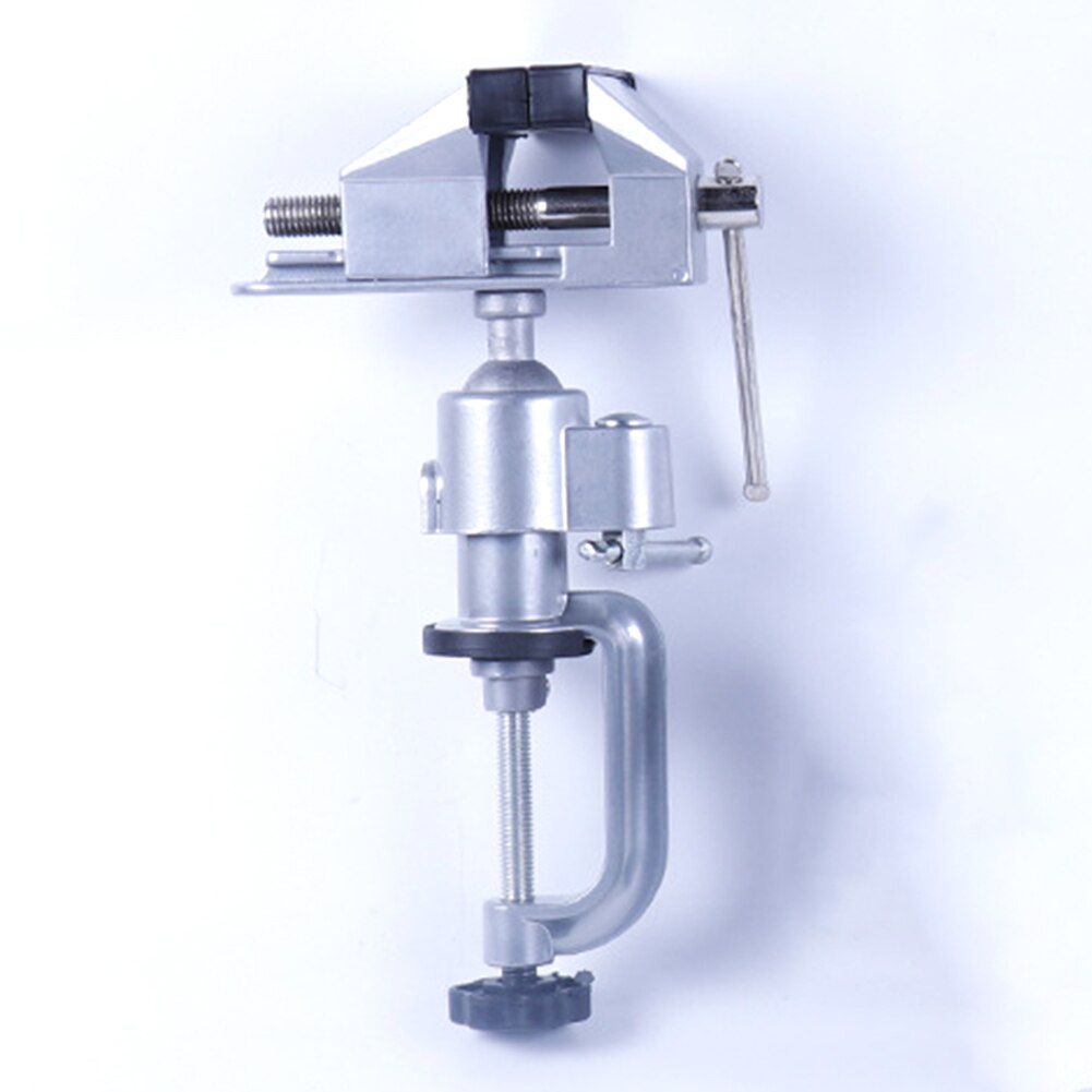 Vises Bench Swivel W/ Clamp 3" Tabletop Vise Tilt Rotates 360° Work Bench Tool