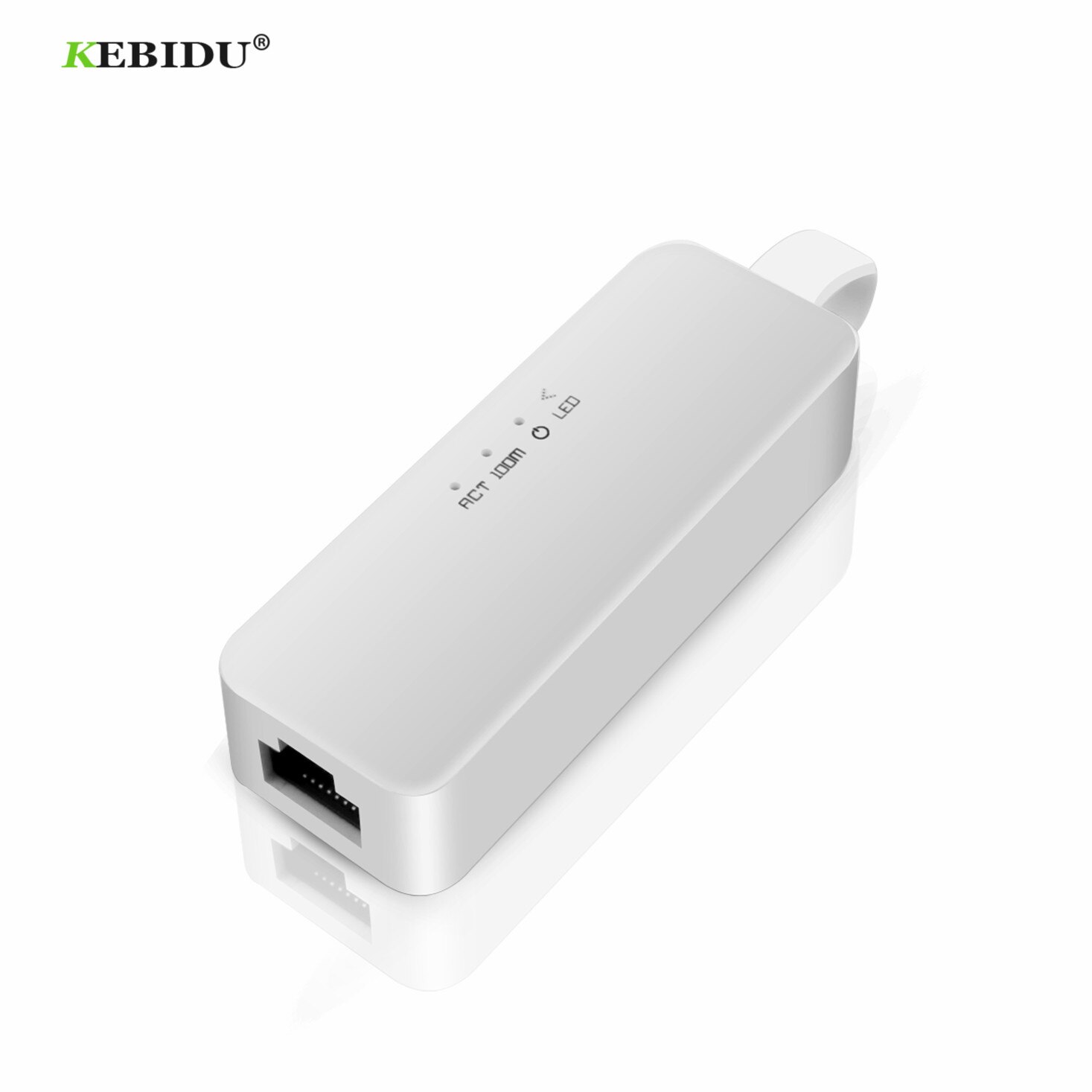 KEBIDU Ethernet USB 2.0/3.0 100/1000Mbps Gigabit USB adaptateur RJ45 Lan USB convertisseur de réseau pour ordinateur portable ordinateur portable