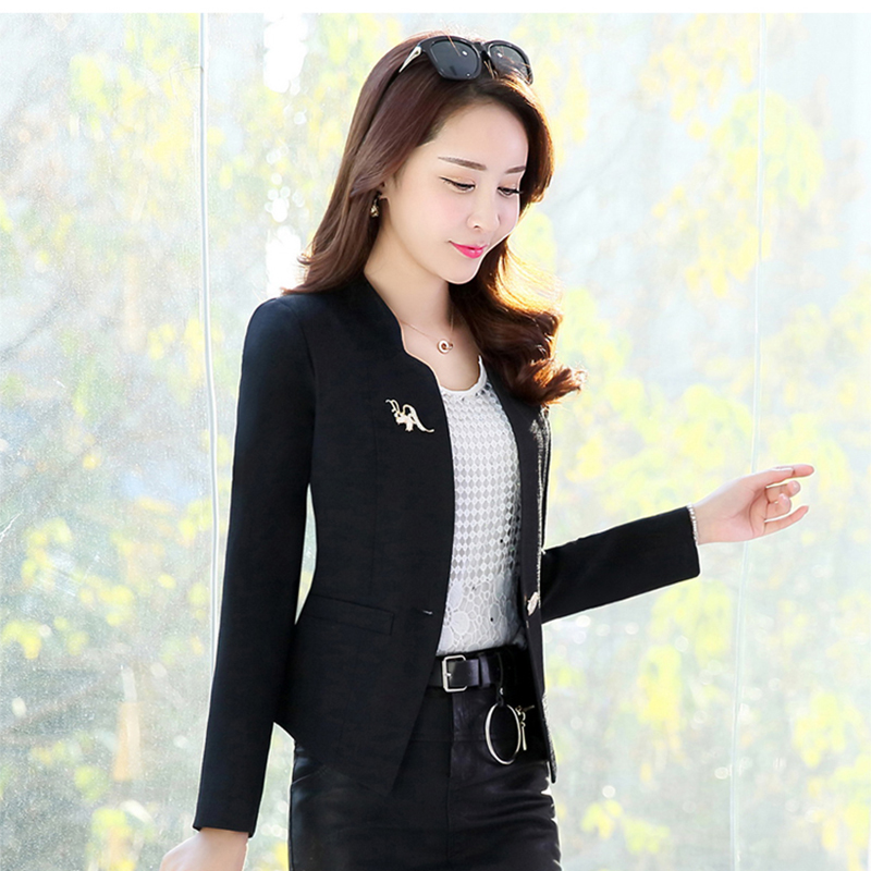 2022 neue Blazer Outwear Frauen Jacken Frühling Herbst Lange Hülse Dünne Klage Einer Taste Frauen Blazer elegante Damen Blazer