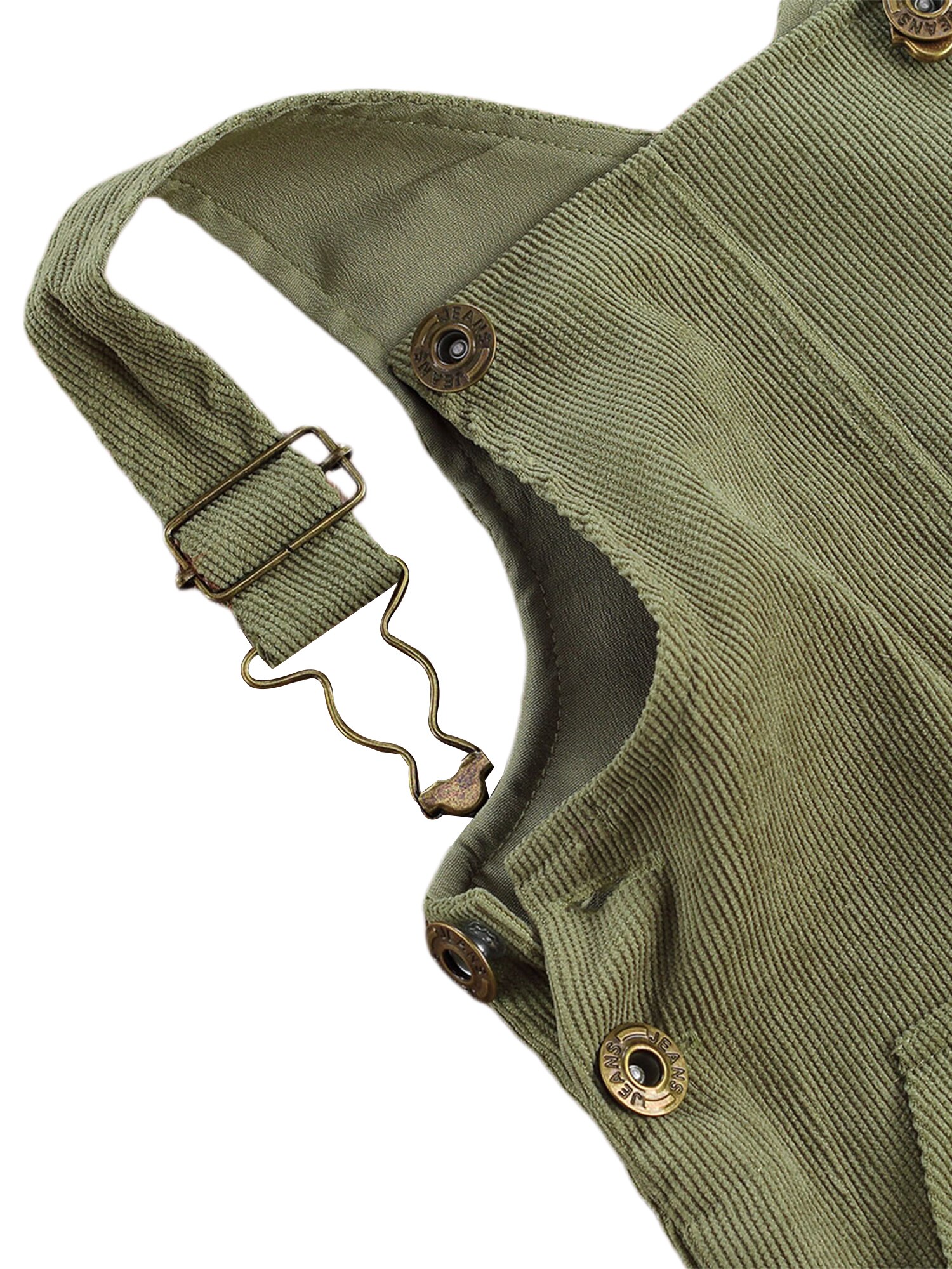 Baby Boys Suspender Pants with Buttons Loose Fit Solid Color Suspender Trousers Pockets Toddler Girl Adjustable Buckle Outfit