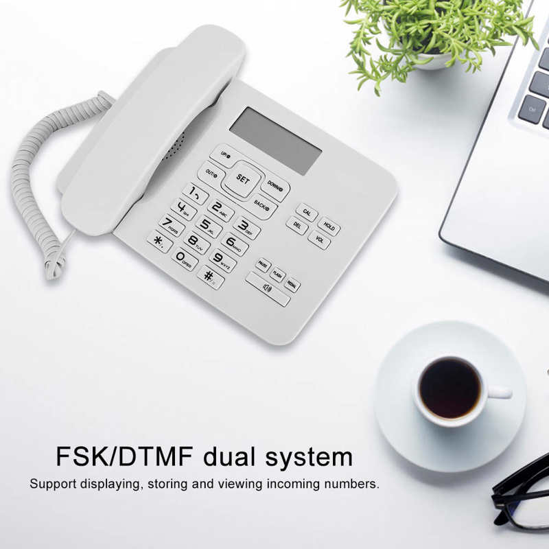 KX-T7001 kabelgebunden Telefon mit Anrufer Ich würde FSK/DTMF Dual System Kalender LCD Anzeige Für Heimat Sekretariat Schreibtisch festnetz telefon