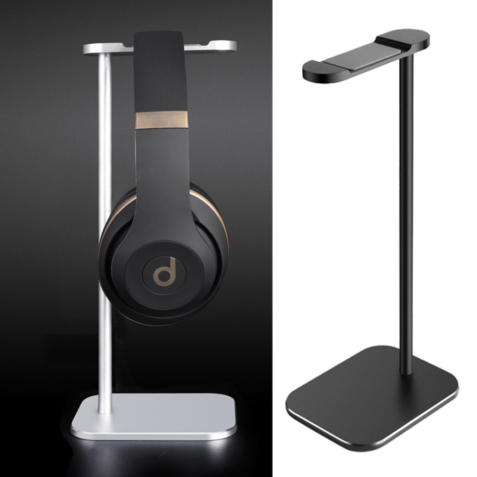 Universal Aluminum Earphone Hanger Headphones Stand Supporting Bar For Gaming Headsets Desk Display Headset Holder