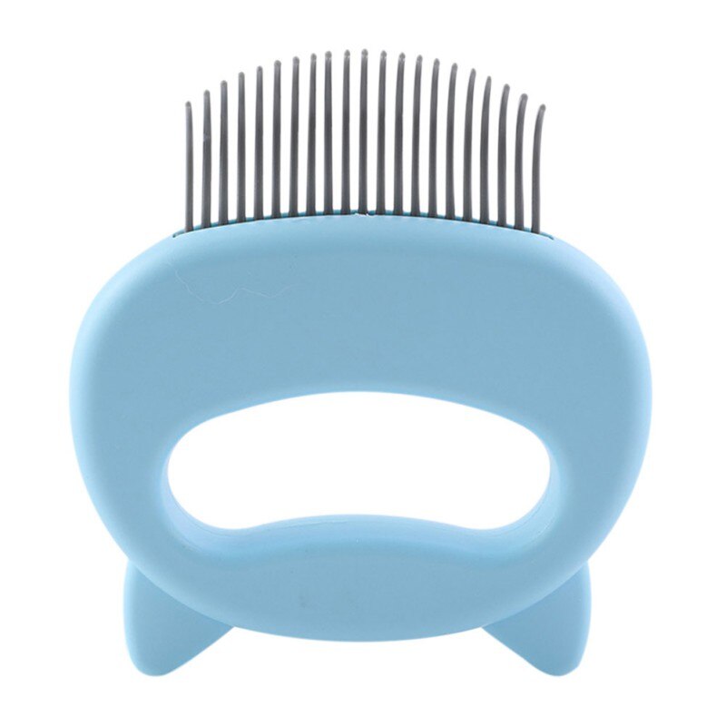 Peine de cuidado de manos para mascotas, peine de protección para mascotas, perro, mascota, cepillo suave de ABS, peine para el cuidado del cabello: L