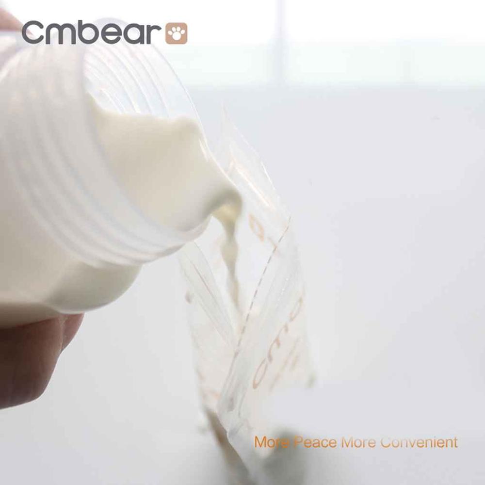 Cmbear 30 stk 220ml opbevaringspose modermælk bpa modermælk fryser babymad babyposer til amning