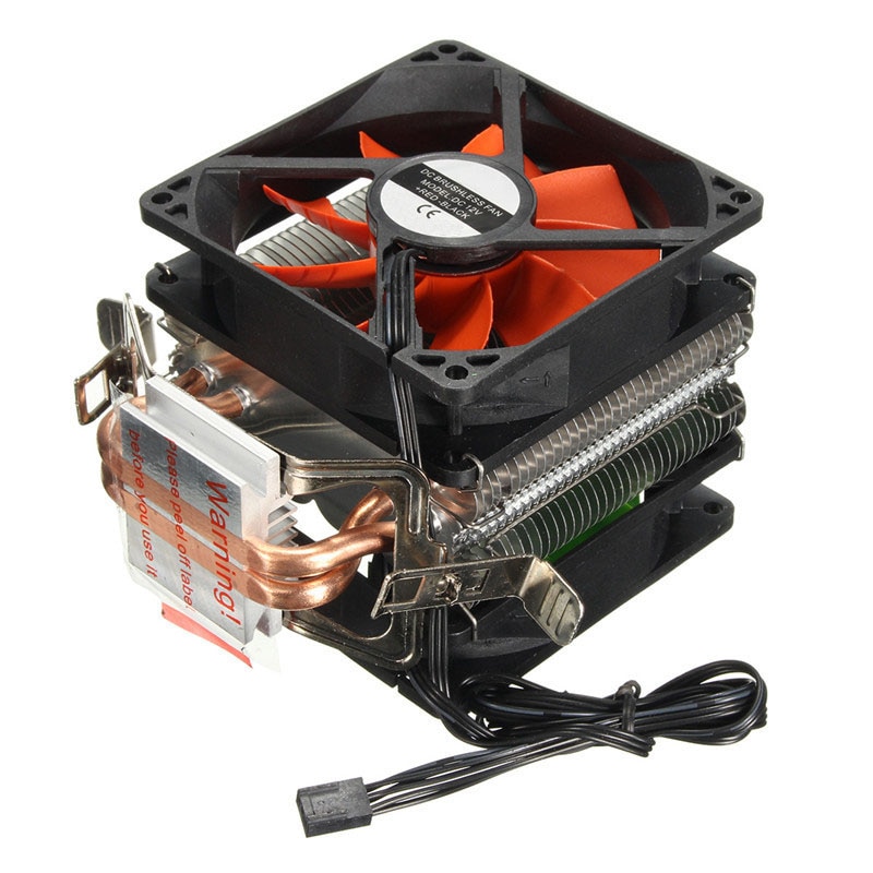 Computer Cooler Fan Hydraulic Dual Heatpipe CPU Fans Cooling Heatsink For Intel LGA775/1156/1155 AMD for AM4 Ryzen for Pentium