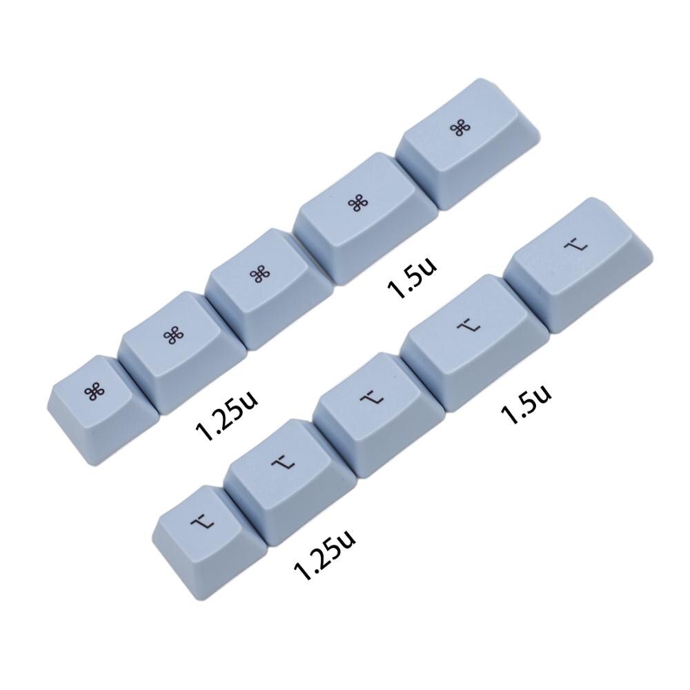 Carbon Godspeed Wit Oem Profiel Pbt Dye Sub Keycaps Mac Keycaps Voor Cherry Mx Mechanische Toetsenbord: Blue