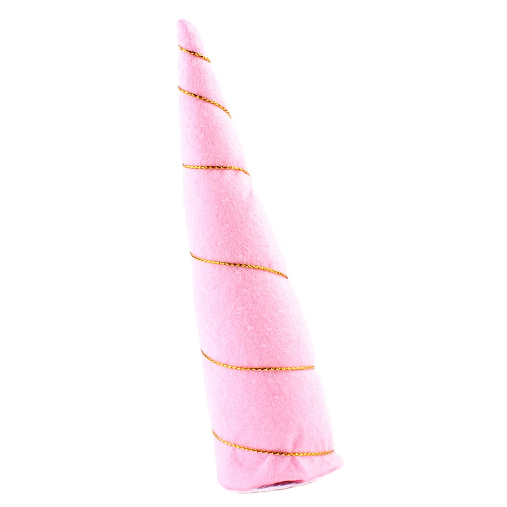 Bandeau en corne de licorne rembourré en feutre pour enfants, accessoires de cheveux, décor de fête à faire soi-même
