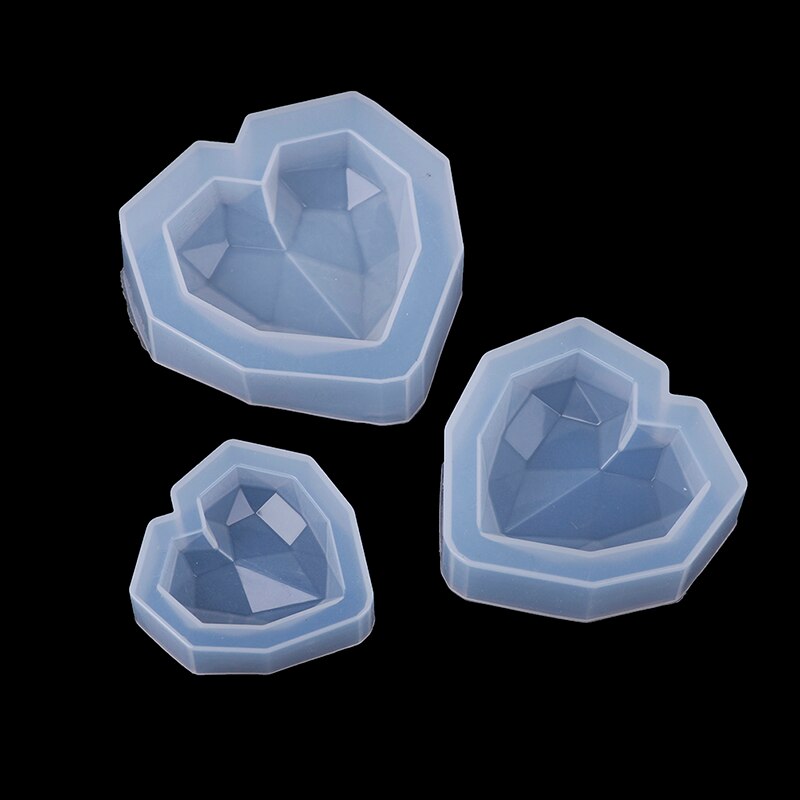 Stampo in silicone a forma di cuore con 3d aromi, stampo in silicone a forma di cuore per decorazioni auto, stampi in resina per candele fai da te