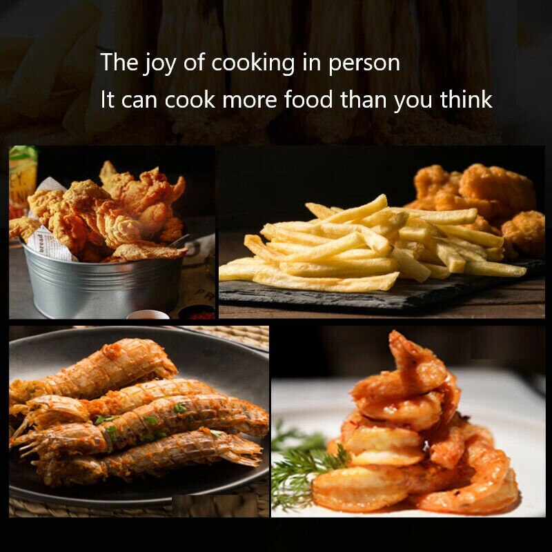 Tempura Fryer with Thermometer Lid Non-stick Stainless Steel Frying Pot for Kitchen MSU88