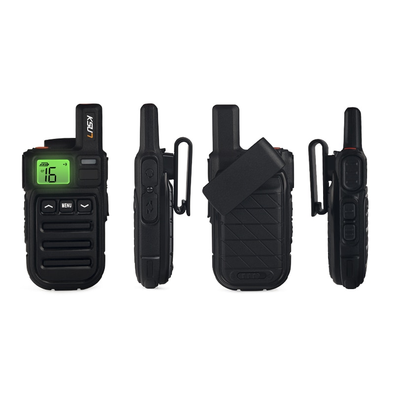 2 Stuks Mini Frs Walkie Talkie PMR446 Radio Vox Handsfree Twee Manier Radio Met Trillingen Draadloze Klonen