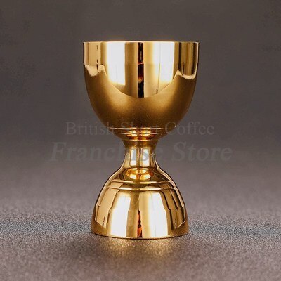 Bar Bartender Indian Stainless Steel Wine Measuring Spoon Measuring Cup Ounce Cup Ounce Gold Plated Wine Measuring Apparatus: Imitation gold