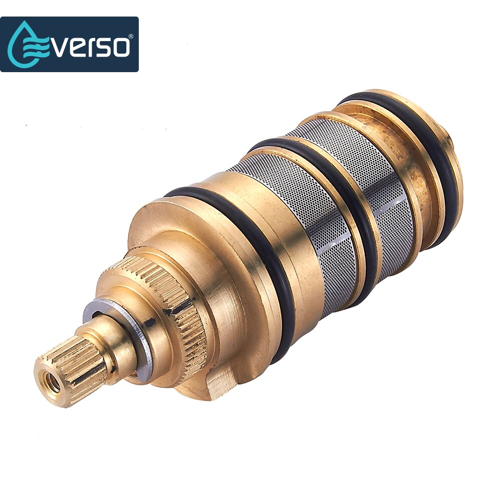 EVERSO Thermostatic valve spool copper faucet cartridge bath mixer tap shower mixing valve Adjust the Mixing Water Temperature
