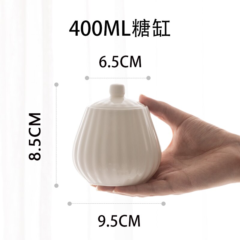 Britse stijl Melk cup koffie set keramische melk pot melk pot bone China Europese huishoudelijke melk cup kleine melk cup: 400ml Sugar bowl