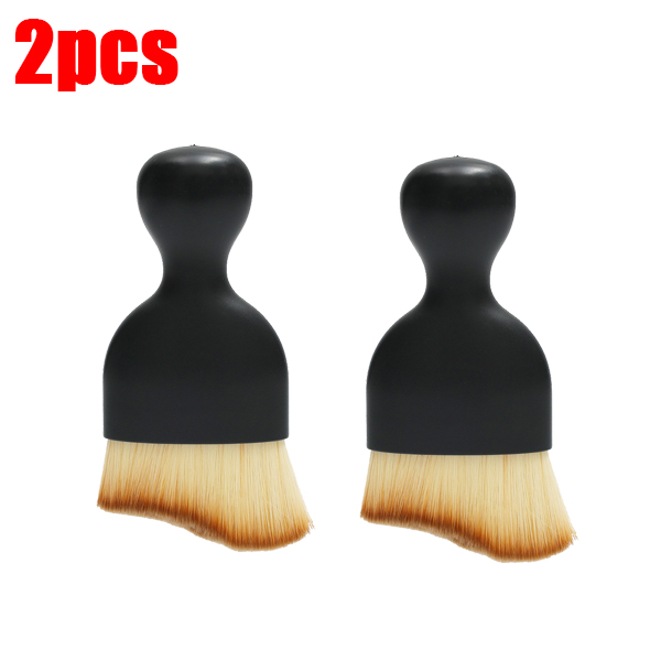 Brosses pour Livres d'Nikde Voiture, Outil de Nettoyage de Console Centrale, Brosse Douce avec Coque, Anti-Poussière pour Crevasse: Bleu
