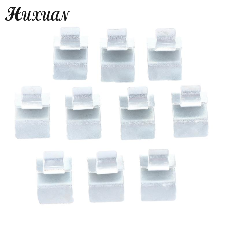 10 stuks robuuste metalen plankclips voor kasten, duurzame plankdragers voor archiefkasten, verstelbare plankclips