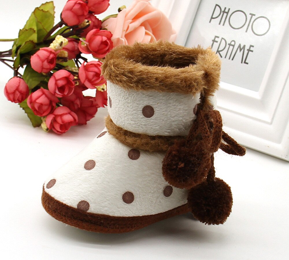 Cotton Fabric snow boots baby Girls Boys Soft Booties Snow Boots Infant Toddler Newborn Warming Shoes G3