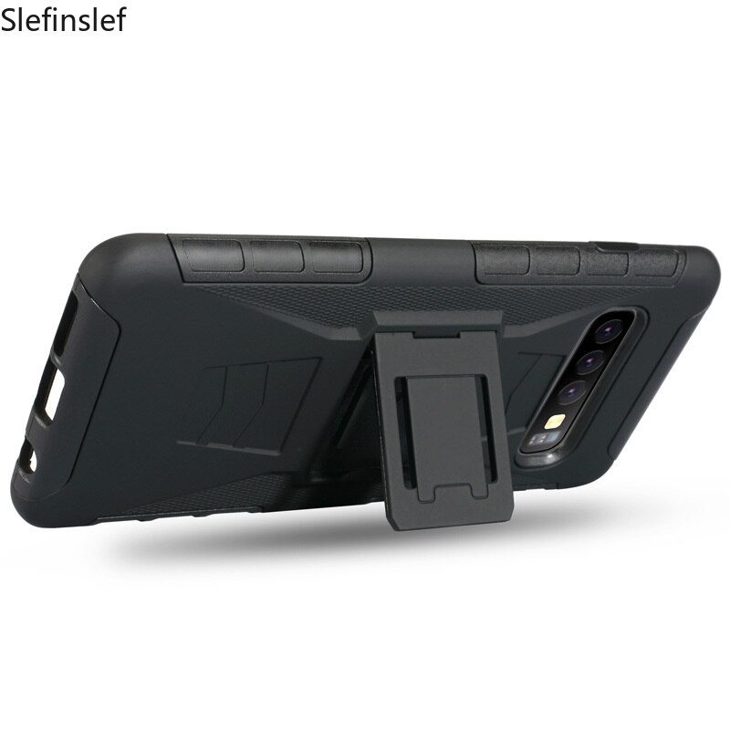 Armor Case Cases Shockproof Kickstand Belt Clip Back Cover For Samsung S4 S5 Neo S6 S7 S8 S9 S10 Plus lite Note 3 4 5 8 9 10 Pro