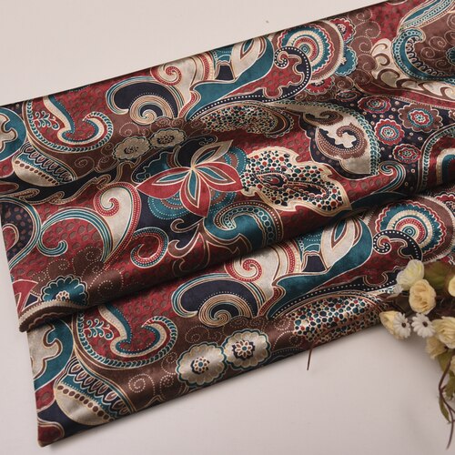 Europeiskt tjockt guld sammet soffa tyg liten blomma is flanell kudde kuddfodral duk material vid gården: 02