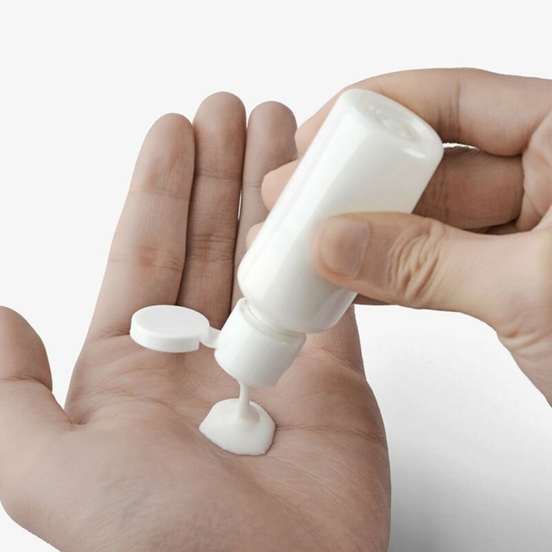 1/5 stk bærbar rejse gennemsigtig flaske 50ml 100 ml plastikflasker til rejseunderflaske shampoo kosmetisk lotionbeholder