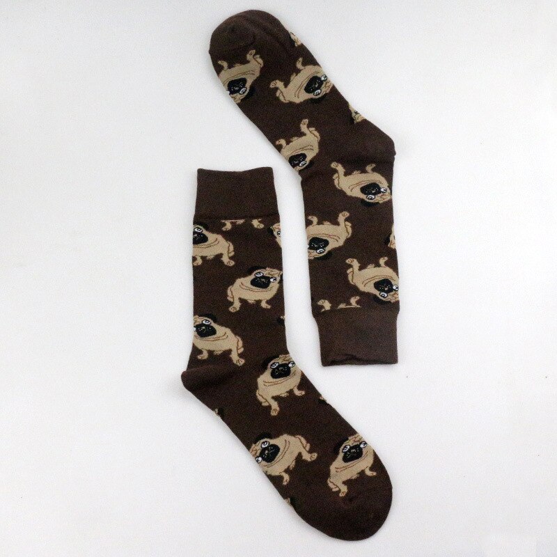 Men's Animals Dogs Socks Man's Dress Cotton Socks Funny Socks Casual Cotton Sport Socks Men's Socks: C4