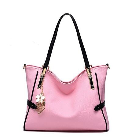 Bolso de mano de gran capacidad para mujer, bandolera con lentejuelas, temperamento de Reina, ZHP20-C Simple, novedad de: Pink