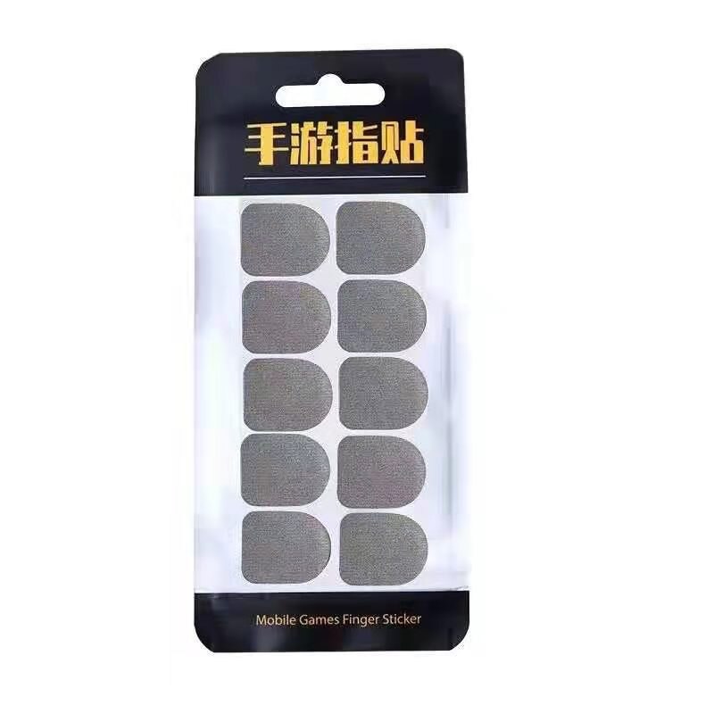 Funda protectora para los dedos para juegos, funda transpirable a prueba de sudor para PUBG, pantalla sensible al tacto para juegos profesionales, 10 o 20 piezas pares: 10Pcs finger sticker