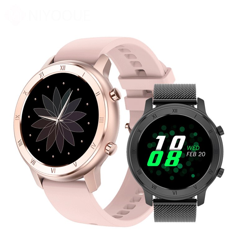 DT NO.1 montre intelligente femmes hommes ECG PPG surveillance de la fréquence cardiaque SPO2 pression artérielle IP68 étanche Fitness Tracker dame poignet intelligent