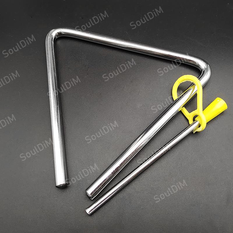 Orff triangular de 5/6/8/10 pulgadas, banda de instrumentos musicales, banda de percusión, Triangolo Musical educativo para niños