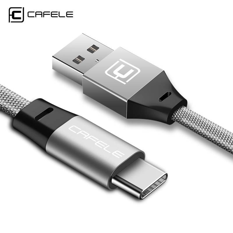 Cafele USB Type C voor Xiaomi A1 Type C Kabel voor Huawei Mate 10 Pro Type C Snelle Lading 5V 2.4A USB Type-c Kabel