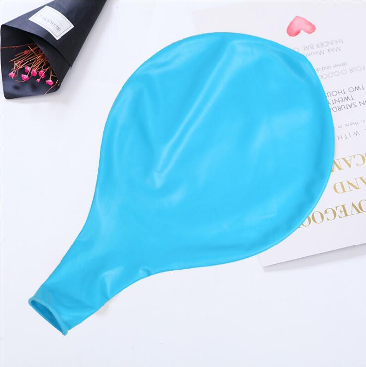1pcs 36 inch Colorful Big Latex Balloons Ball Helium Inflable For Birthday Wedding Party Decoration Kids Giant Baloon: Sky blue