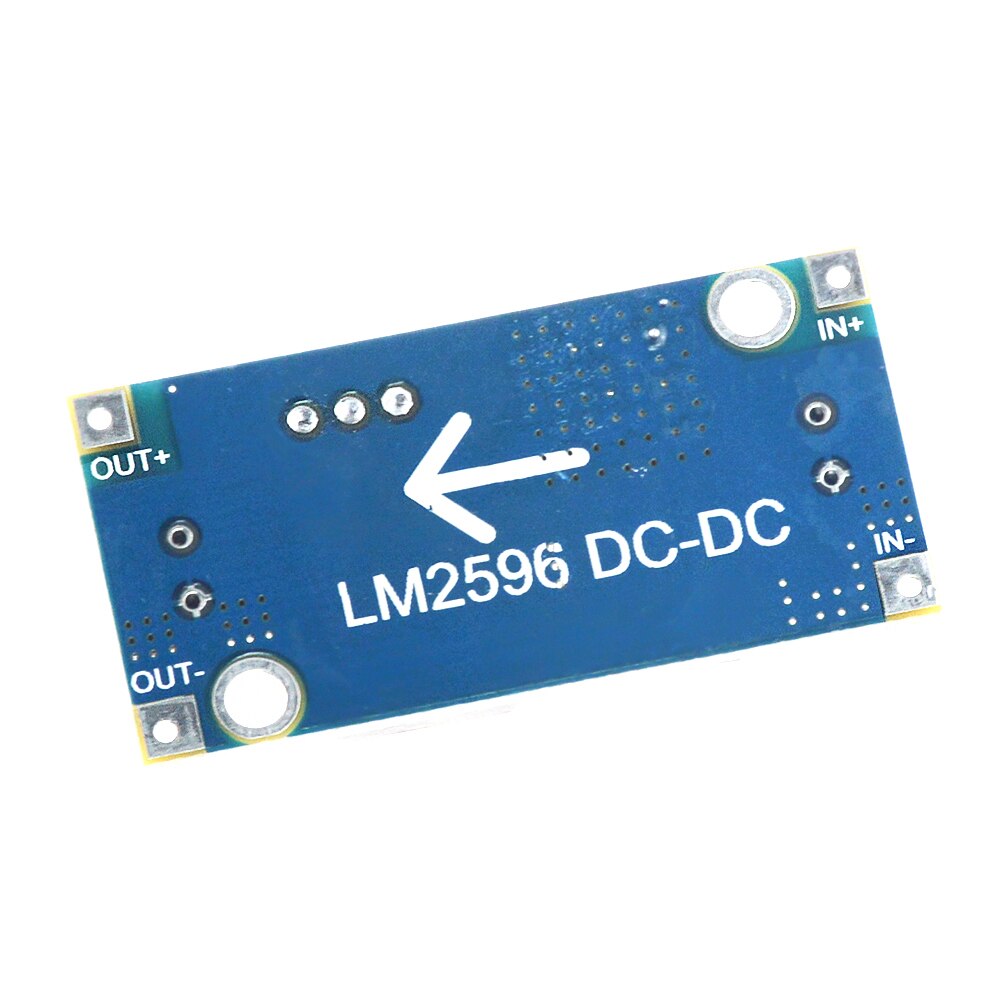 1 pces lm2596s DC-DC step-down módulo de alimentação 3a ajustável step-down módulo lm2596 regulador de tensão 1.5-35 v