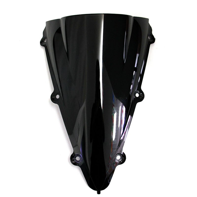 ABS Windscreen For Yamaha YZF-R1 YZF R1 2004 2005 2006 Double Bubble Motorcycle Windshield Iridium Wind Deflectors: Black