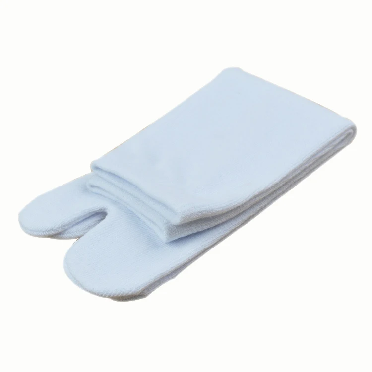1/3Pairs Japanese Style Tabi Toe Socks Cotton Men Women Bamboo Fiber Deodorant Breathable Separate Kimono Flip FlopTwo Fingers: Red blue