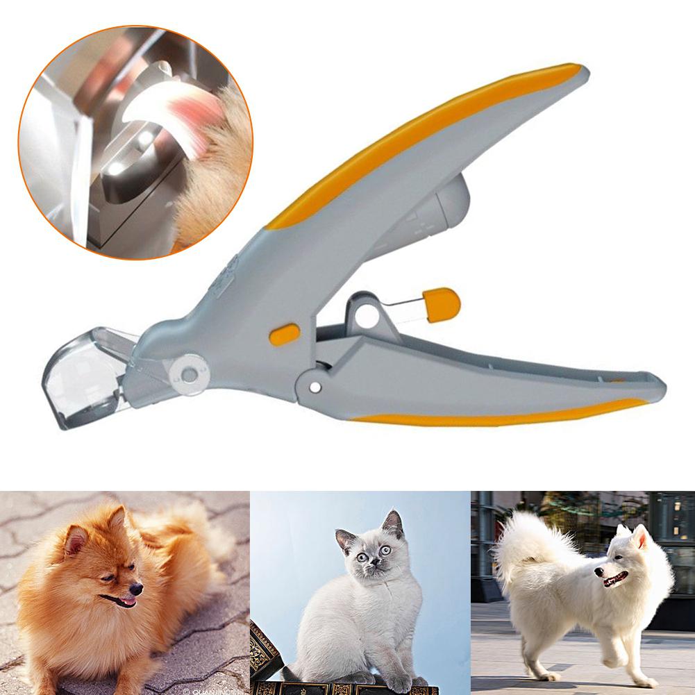 Professionele Hond Cutter Kat En Hond Nagelknipper Snijmachine Schoonheid Schaar Dier Kat Sloten Huisdier Led Light Nail trimmer