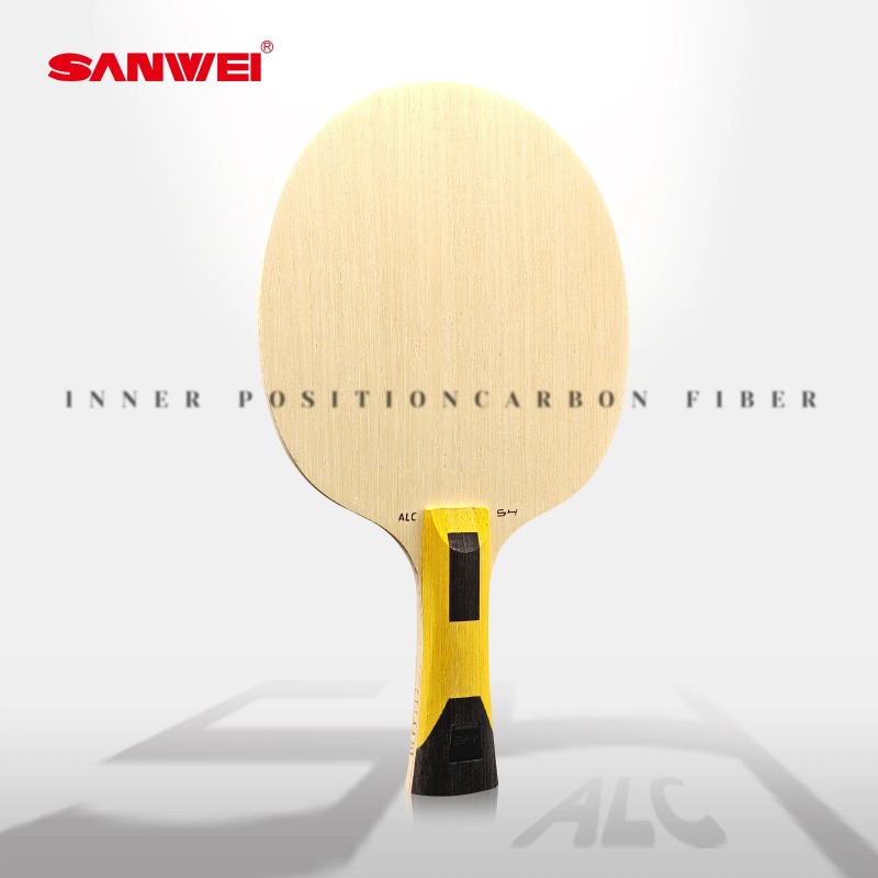 SANWEI 54 Inner Yellow ALC Table Tennis Blade Ayous Core Ping Pong Paddle Off+ Loop Fast Attack INNER Carbon FIBER
