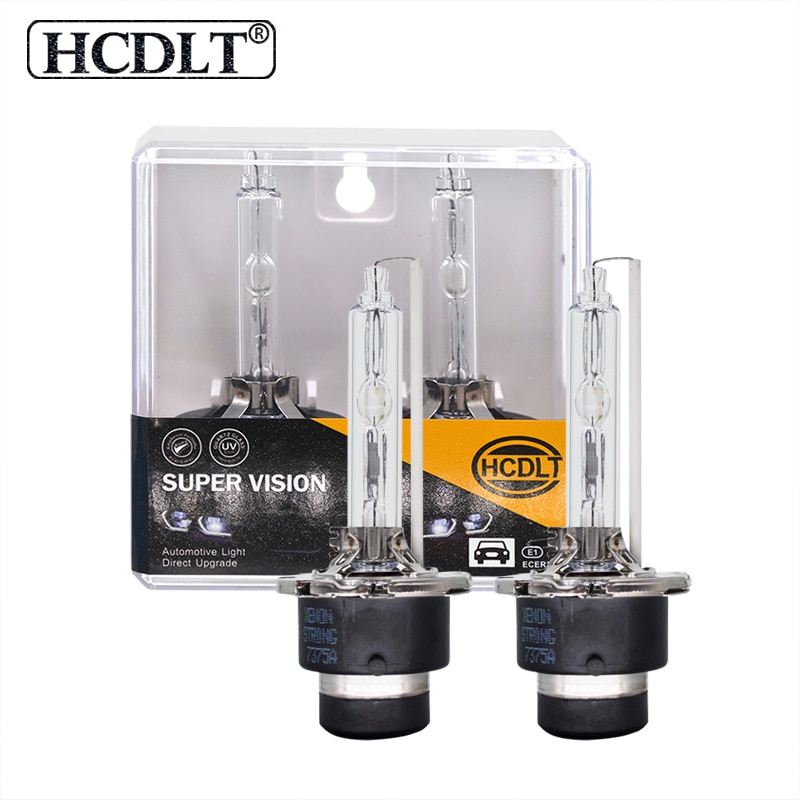 HCDLT 12V 55W D2S D4S Xenón HID faro bombilla Super versión 4300K 6000K D2S xenón bombilla hid brillante y rápido 35W D4s HID Luz