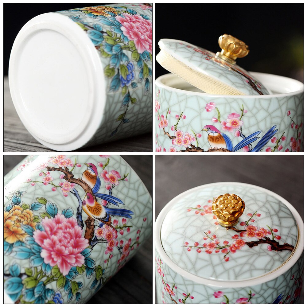 Theebus Theebus Keramische pot Theedoos Theecontainer Thee-organizer Opslagtank Snoeppot Decoratieve pot Opbergdoos Theeblikje voor Keukenopslag Thee Koffie Suiker (Color : B Theebus Theebus Keramische pot Theedoos Theecontainer Thee-organizer Opslagtank Snoeppot Decoratieve pot Opbergdoos Theeblikje voor Keukenopslag Thee Koffie Suiker (Color : B