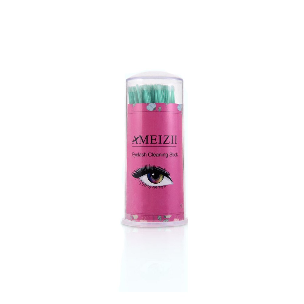Brochas aplicadoras dentales para brochas aplicadoras de pestañas de 100 Uds.: Light green M