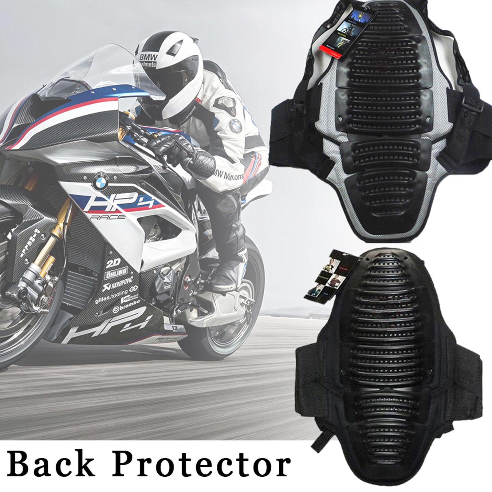 Motorcycle Back Protector EVA Armor Riding Equipment Extreme Sports Protection Gear Column Body Combination