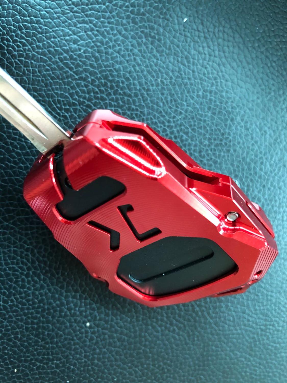 Nøglecase til jeep jk til wrangler lantsun  j82 nøglecase lantsun: Rød