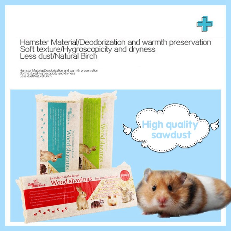 3,38 unzen Hamster Bettwäsche Material Staub-freies Birke Kleine Haustier Bettwäsche Papagei Bettwäsche Sägemehl Versorgung Zubehör
