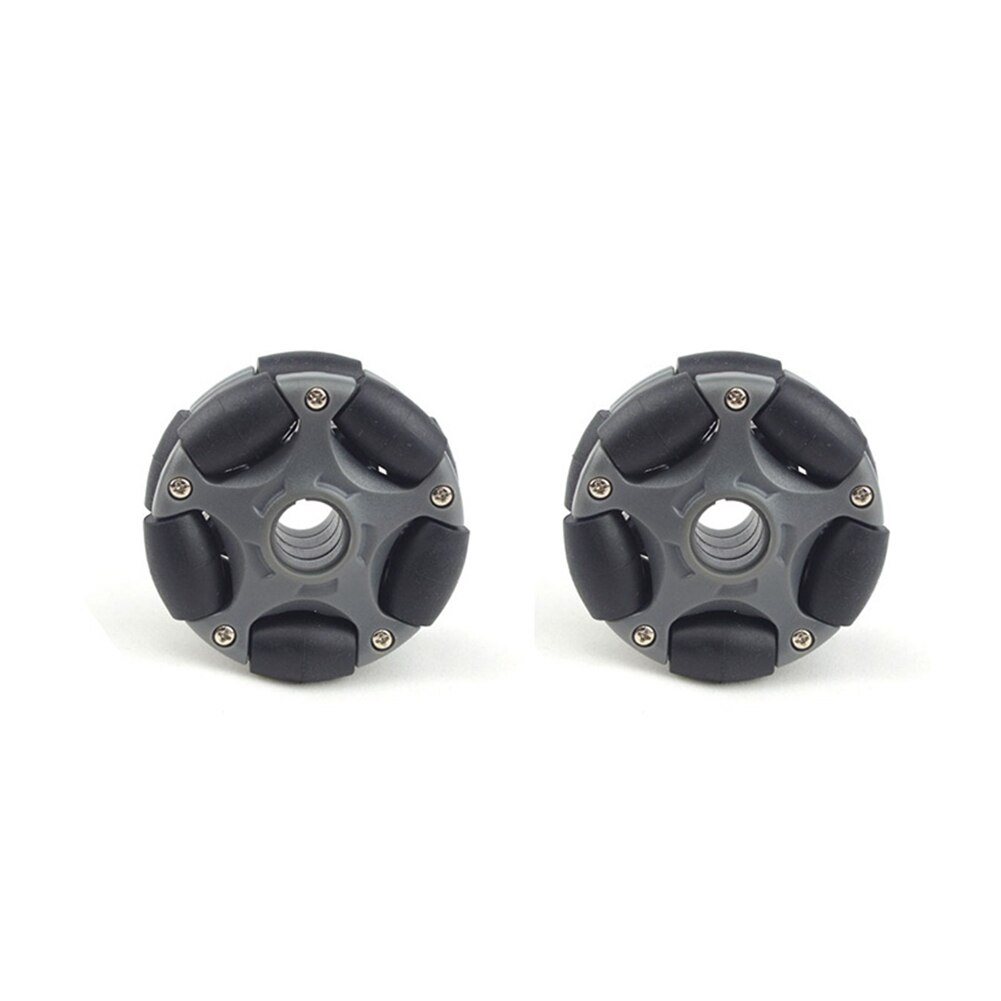 2 roues en plastique Omni, 58mm, pour Kit Robot, servomoteur, Omni Wheel 14135